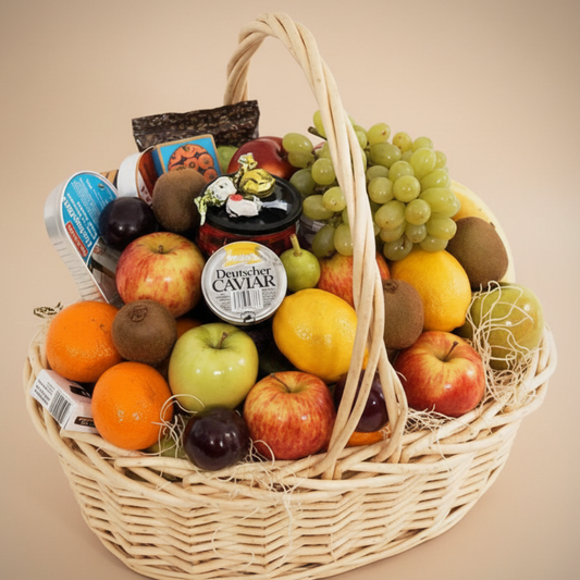 Abundance of Blessings Fruit & Gourmet Basket