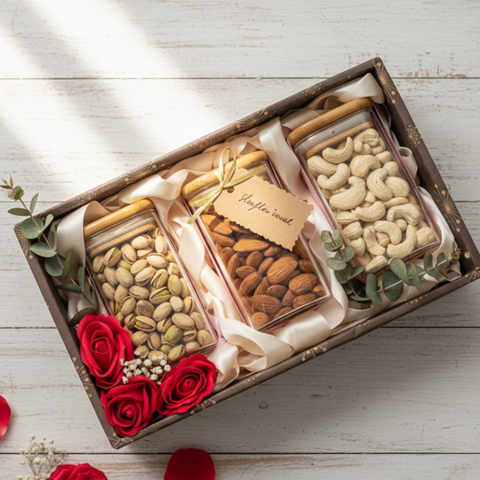 Rose Royale Dry Fruits Gift Box