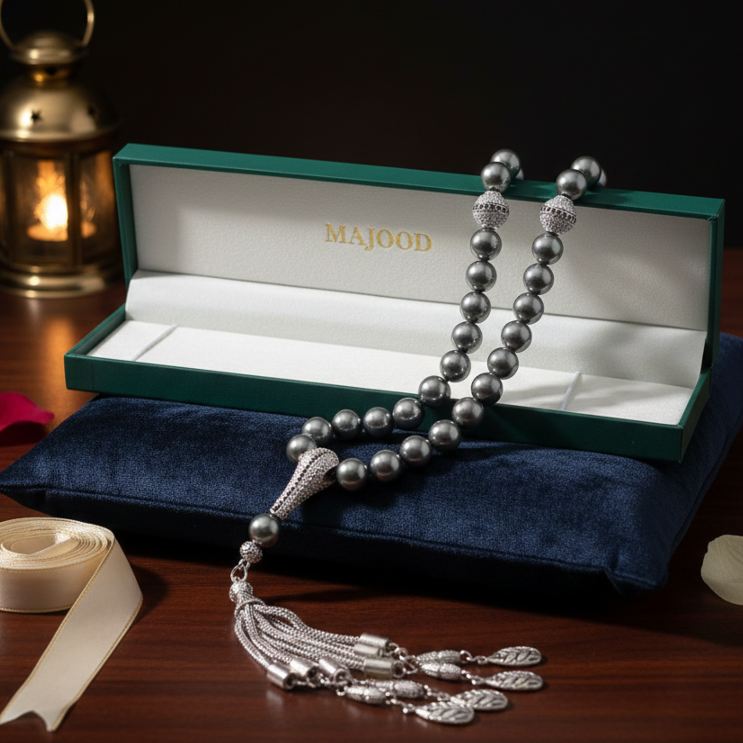 Silver Pearl Tasbeeh – A Gift of Reflection